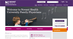 Desktop Screenshot of nhuniversityfamilyphysicians.org
