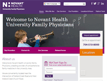 Tablet Screenshot of nhuniversityfamilyphysicians.org